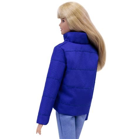 Одежда для кукол Барби - Синяя куртка (пуховик) - купить недорого в ...
