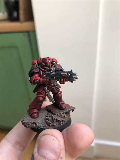 First Intercessor of my new Primaris Blood Angels project, hope you ...