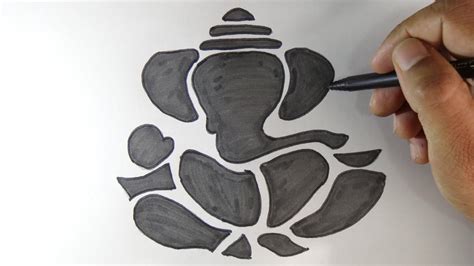 Outline Drawing Of Lord Ganesha at PaintingValley.com | Explore ...