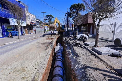 Prefeitura Trabalha Na Amplia O De Rede De Drenagem Para Reduzir Risco