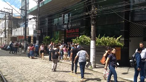 Pr Dio No Centro De Santos Evacuado Ap S Elevador Pegar Fogo Santos