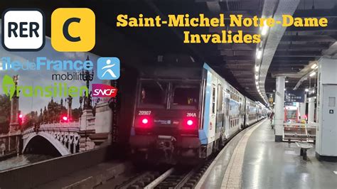 RER C Z20900 IDFM Le Trajet Entre Saint Michel Notre Dame Invalides