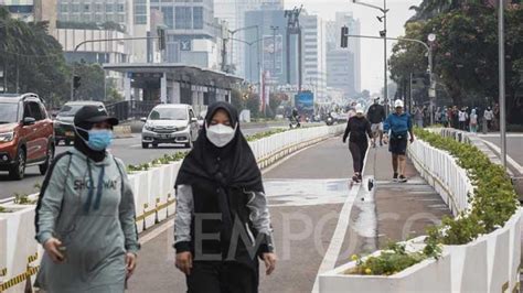 Berolahraga Saat Ppkm Level Di Jakarta Foto Tempo Co