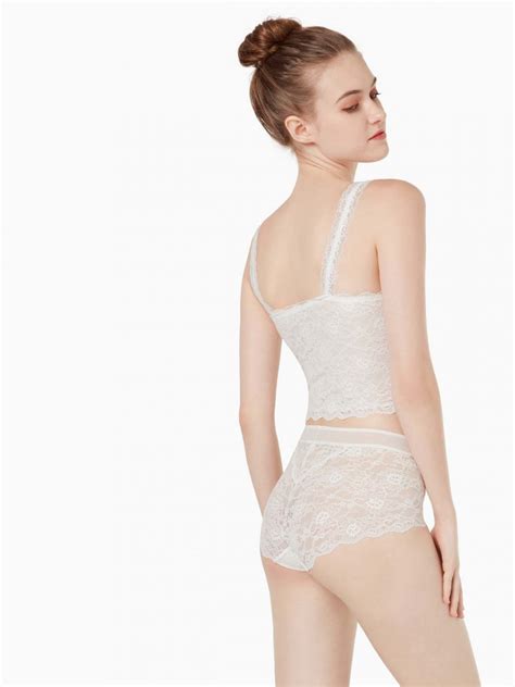 Bf Lace Bikini Brief White Satami Lingerie