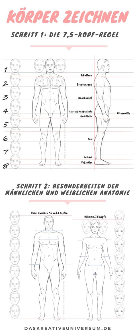 Körper Zeichnen Anleitung Lerne Einen Mensch Zeichnen Menschen Zeichnen Körper Zeichnen