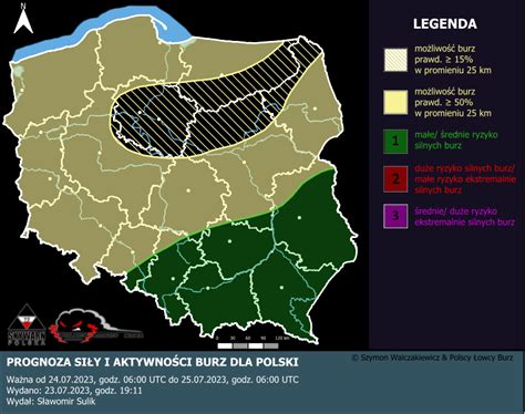 Tr By Powietrzne Nad Polsk Prognoza Pogody Na Poniedzia Ek Lipca