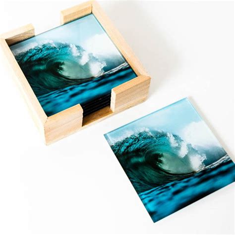 Custom Glass Coaster Coasters