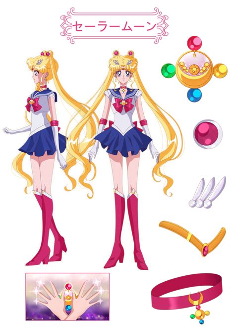 Moon Power — Sailor Moon Character Sheet Is All Set On To Her