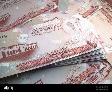 Money Of Bahrain Dinar Bills Bhd Banknotes Arabic Business