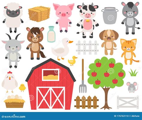 Cute Farm Animal Clipart