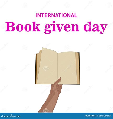 Vector Illustration On The Theme Of International Day Of Giving Book