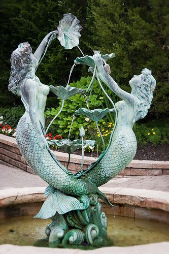 Mermaid Fountain In Back Of Atlantic Marine World By The P Flickr