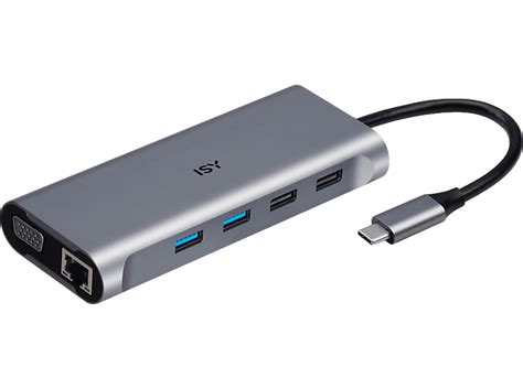 Isy Iad 1026 Usb C Adapter Silber Saturn