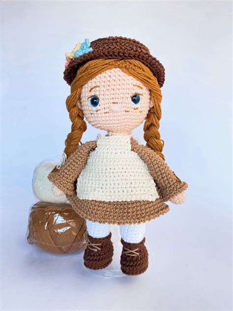 Boneca Anne Amigurumi Feita Em Croch Elo Produtos Especiais