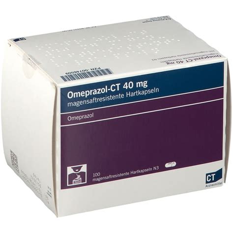 Omeprazol Ct 40mg A 100 St Mit Dem E Rezept Kaufen Shop Apotheke