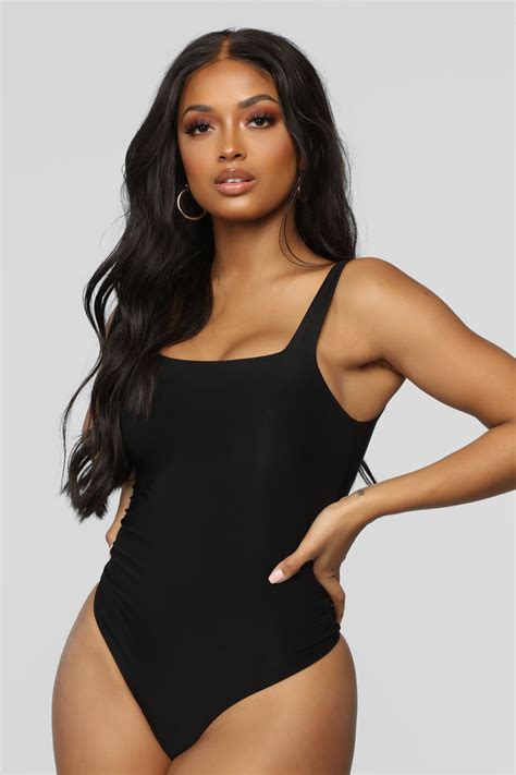 Until The End Bodysuit Black Fashion Nova Basic Tops And Bodysuits