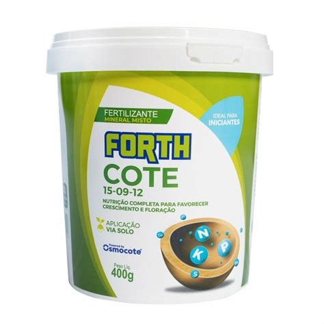 Fertilizante Forth Cote Plus 15 09 12 400 G