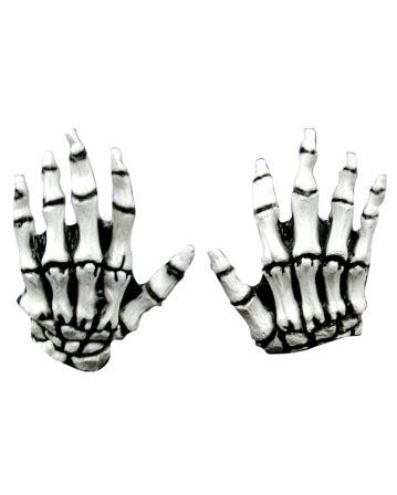 Skelett Handschuhe für Halloween Fasching kaufen Horror Shop