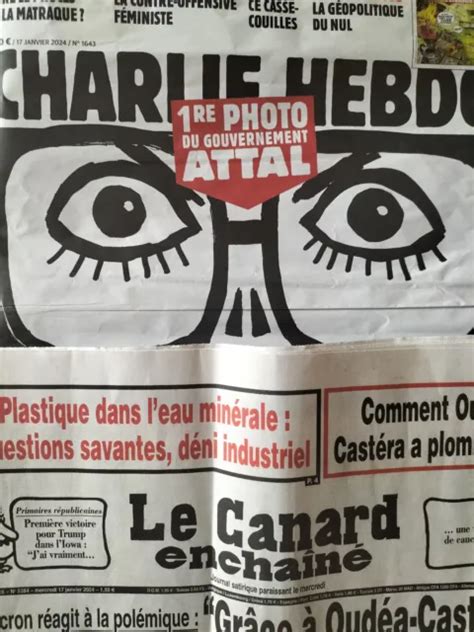 Canard Encha N Charlie Hebdo Janvier Affaire Theo Todd