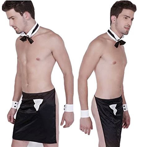 Buy Gay Mens Servant Role Play Lingerie Set Male Waiter Sexy Uniforms