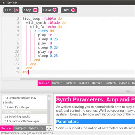 Learn & Create Workshop: Coding Music with Sonic Pi! – Lichtenberger Engineering Library