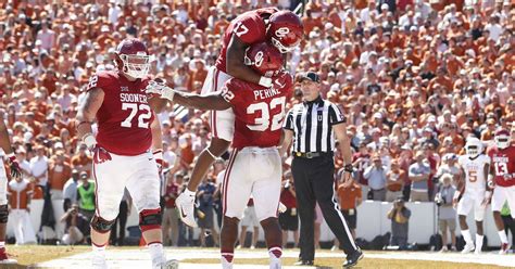 Oklahoma Football Hot Links Red River Shootout Edition Crimson And Cream Machine