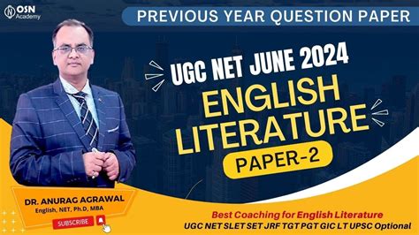 UGC NET 2024 English Literature PYQ TOP MCQs English Paper 2