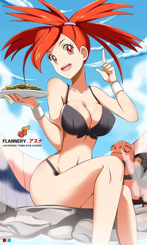 Pokemon Flannery Asuna By Vivivoodeux On Deviantart