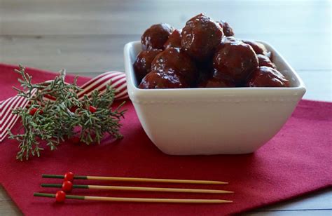 Cranberry Chili Glazed Meatballs AnotherTablespoon Recipe Glazed