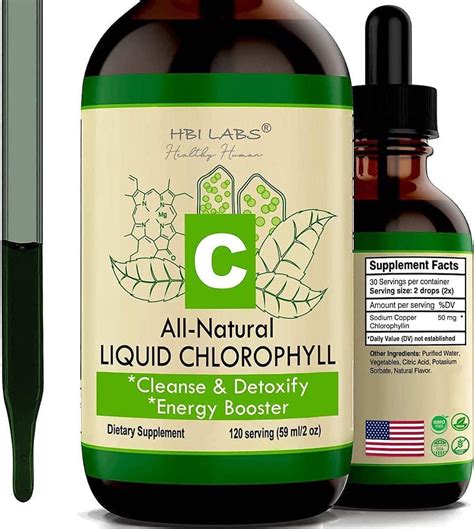 (2oz) Chlorophyll Liquid Drops for Water Natural Chlorophyll Concentrate