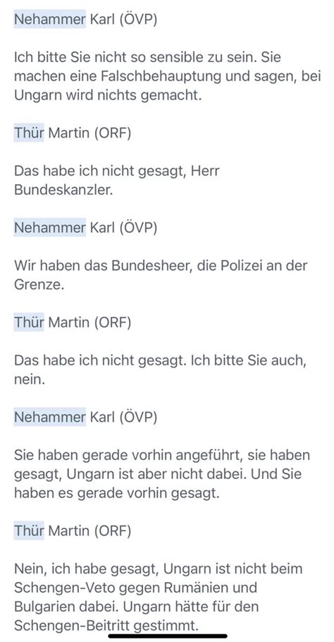 Martin Thür on Twitter Nehammer Wie man in den Wald hineinruft so