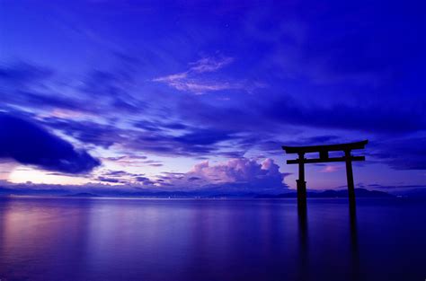 Landscape Torii Nature Blue Sea Hd Wallpaper Rare Gallery