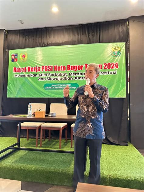 Raker Pbsi Kota Bogor Fokus Pada Persiapan Atlet Juara Menuju Porprov