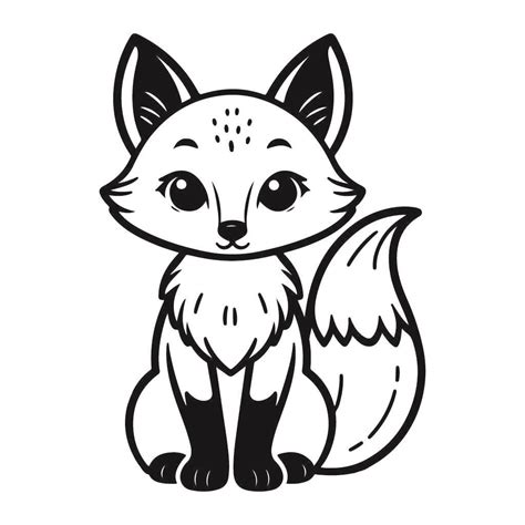 Free Cute Animal Outline Svg Black And White Svg Vector File For Laser