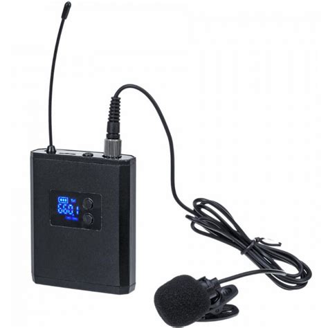 Uhf Wireless Microphone System Lavalier Lapel Microphone With Receiver