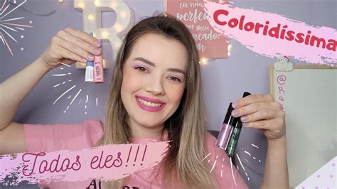 Tudo Sobre Meus Delineadores Coloridos Youtube