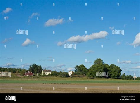 Traditional wooden houses in Finland Stock Photo - Alamy