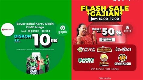 12 Kode Promo Gojek 28 April 2024 Spesial Weekend Diskon GoFood 50