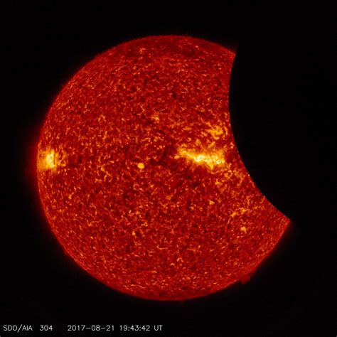 Sdo Sees Solar Eclipse Image Of The Moon Transiting Across Flickr