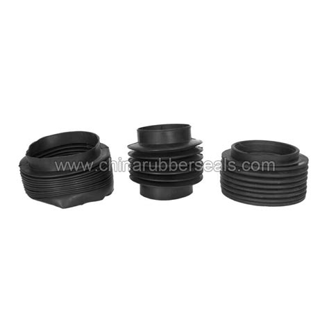 Silicone Nitrile EPDM NBR FKM Molded Flexible Rubber Bellows