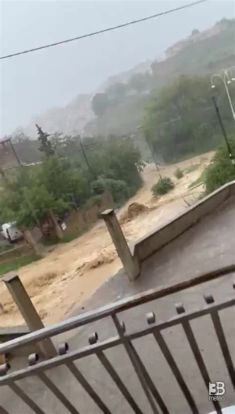 Cronaca Meteo Diretta Sicilia Enna Nubifragio A Piazza Armerina