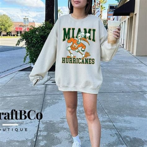 University Of Miami Vintage Etsy