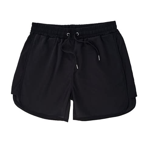 Ramiter Shorts Men Mens Summer Leisure Peach Skin Waterproof Lace Up Pocket Hot Spring Holiday
