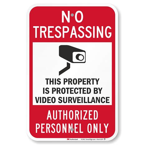 Smartsign No Trespassing Authorized Personnel Only Sign 12 X 18 3m Engineer Grade