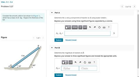 Solved Part A Consider The Smooth Uniform Bar Shown In Chegg