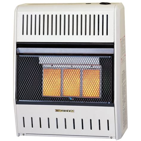 ProCom MN180HPA Ventless Natural Gas Wall Heater - 3 Plaque, 18,000 BT ...