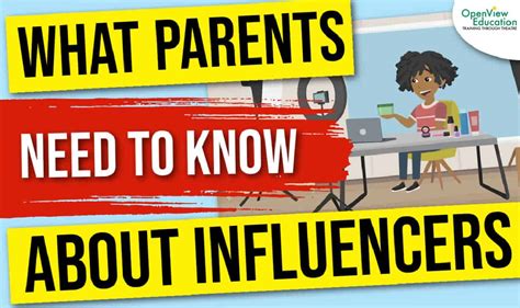 What Parents And Carers Need To Know About Influencers Openview Education