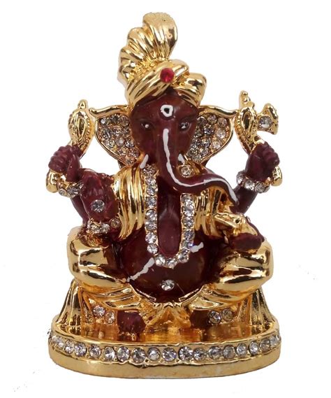 Gct Lord Ganesh Idol Ganesha Statue Ganpati Vinayaka Murti B Brown