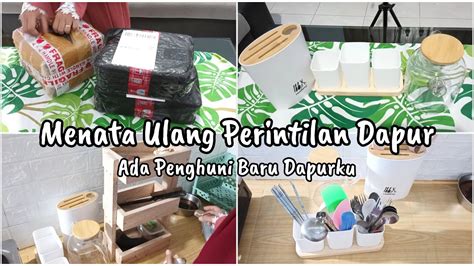 MENATA ULANG PERINTILAN DAPUR MINIMALIS AESTETIC UNBOXING PAKET