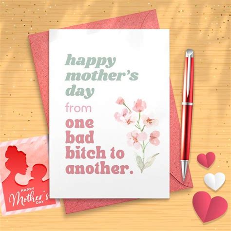 Funny Mothers Day Card For Best Friend Or Bff New Moms Birthday Card